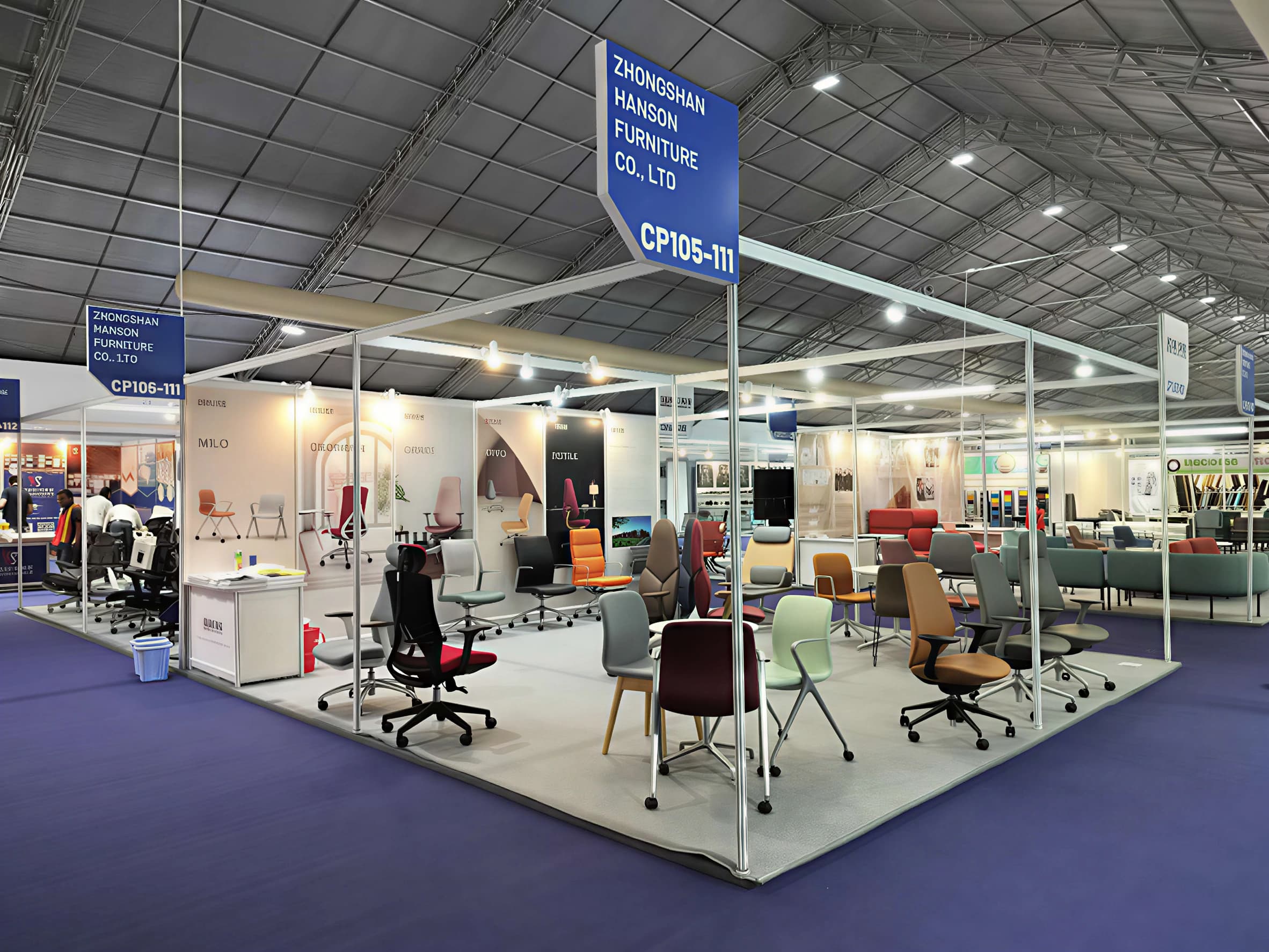 2024年HAWA VietnamでのHanson Furniture展示ブース